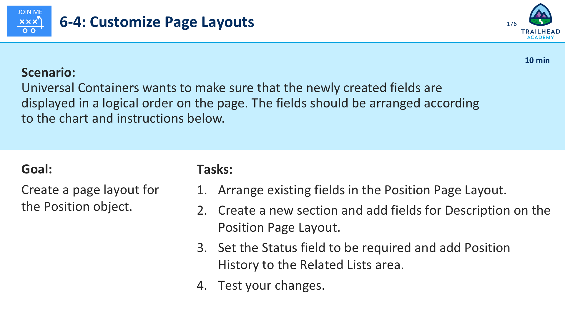 6-4: Customize Page Layouts
