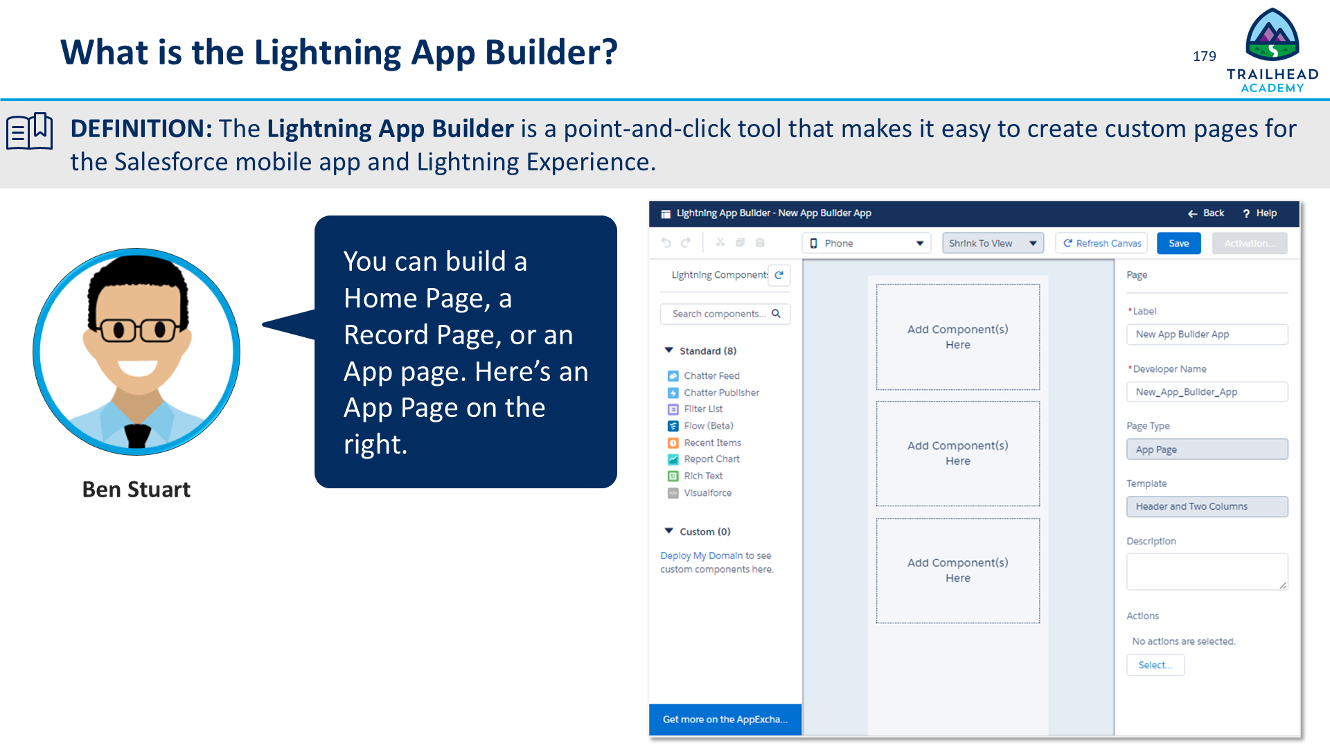 What is the Lightning App Builder?