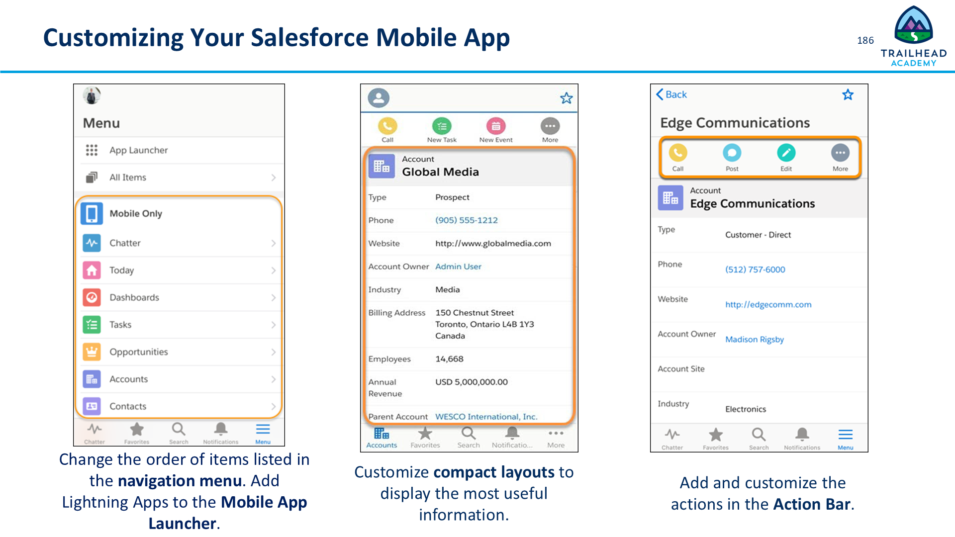 Customizing Your Salesforce Mobile App