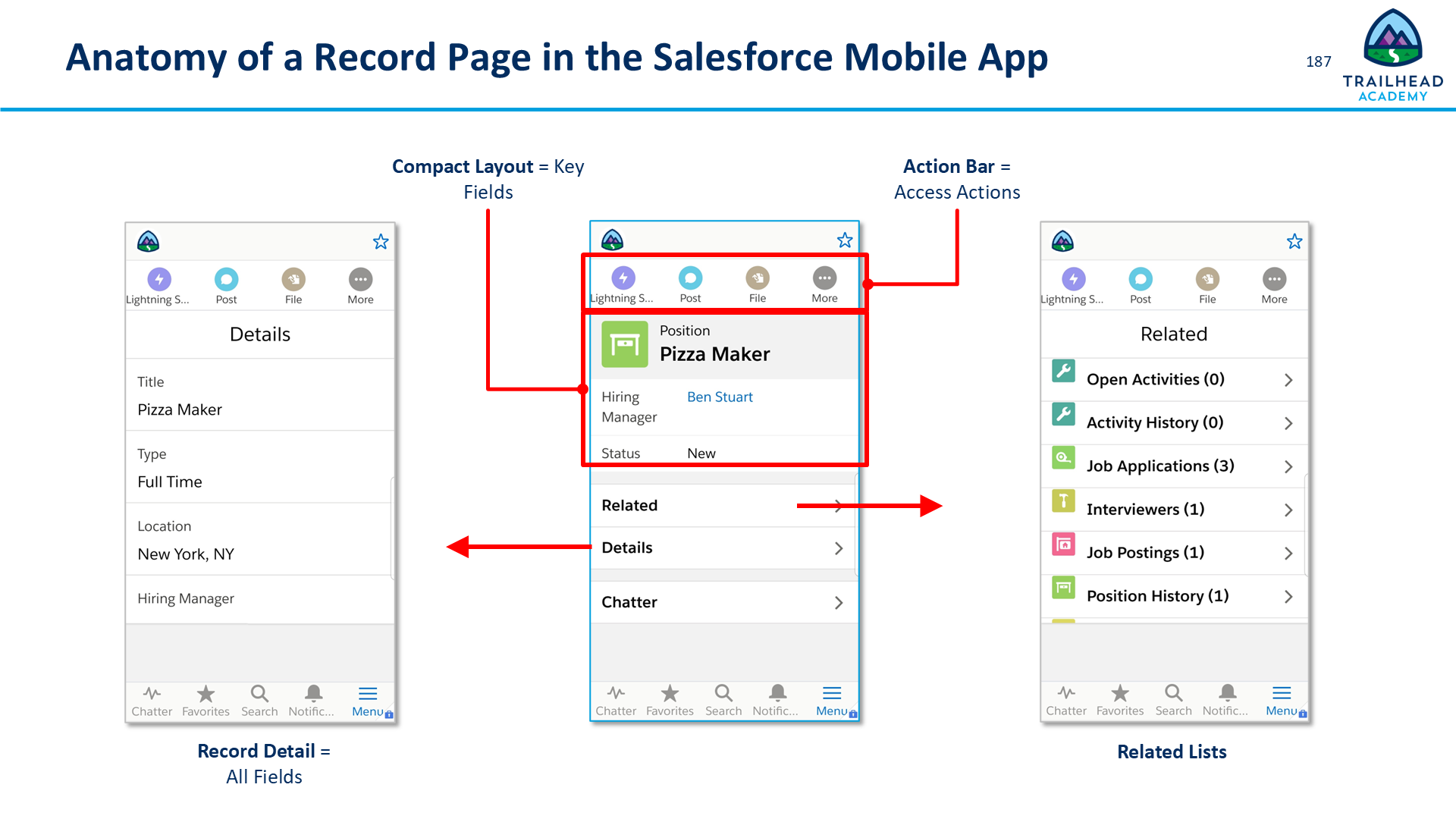 Anatomy of a Record Page in the Salesforce Mobile App