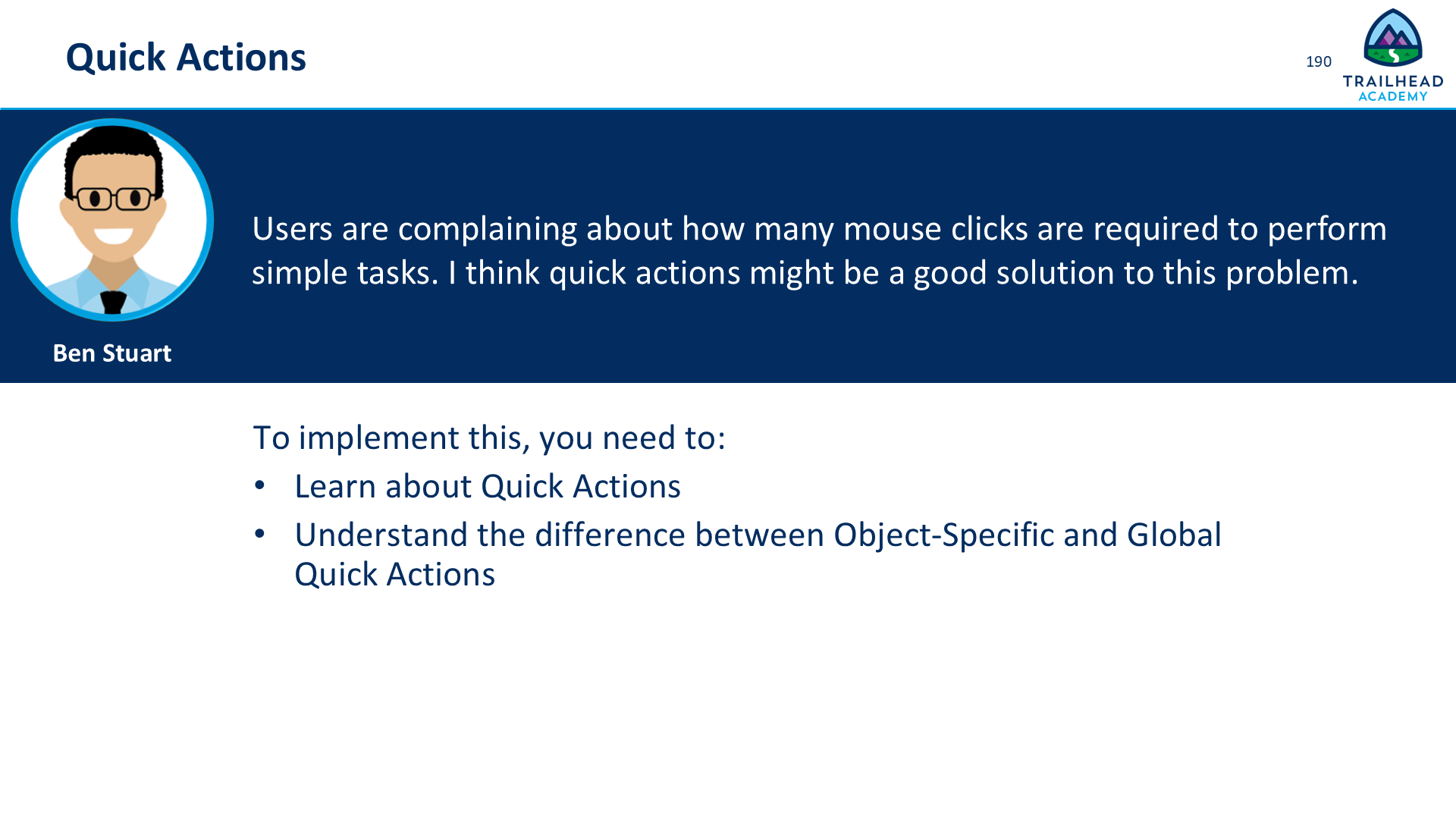 Quick Actions