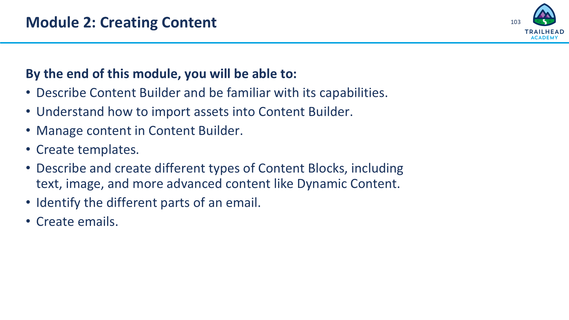 Module 2: Creating Content