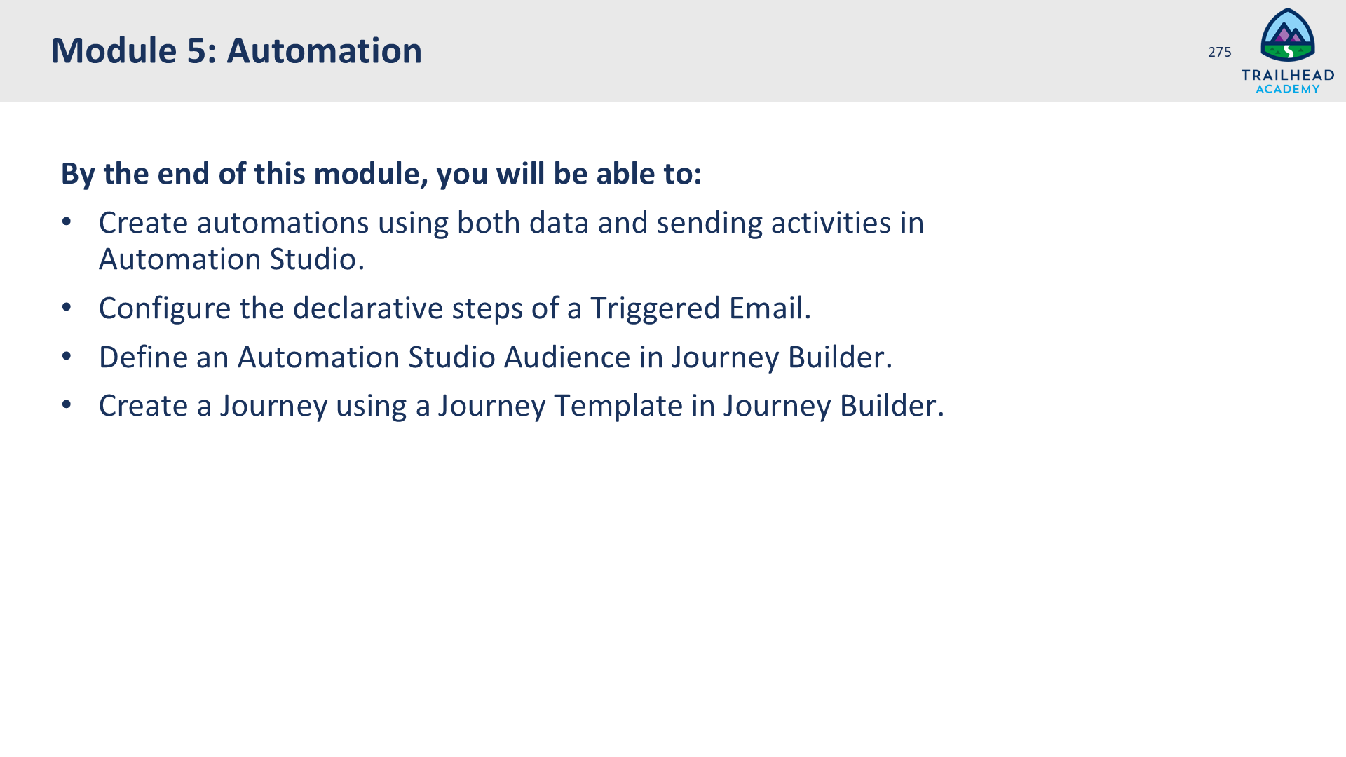 Module 5: Automation