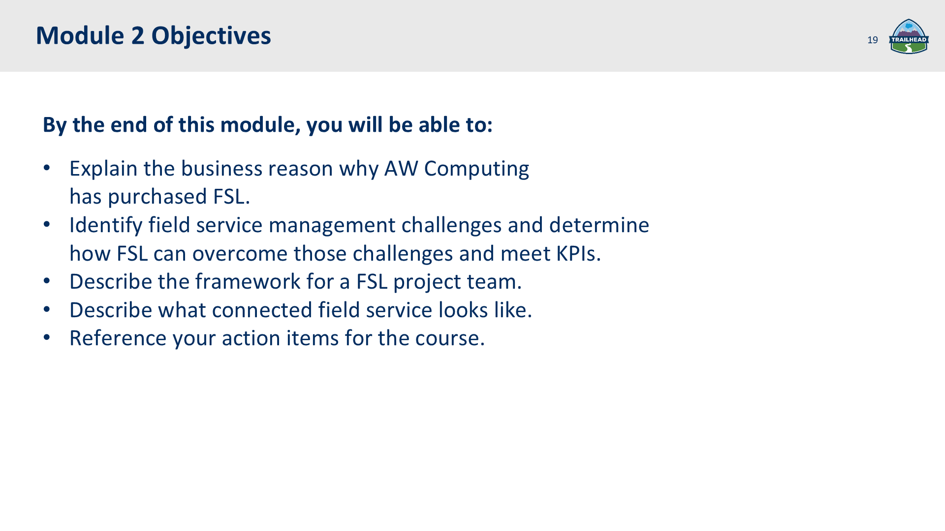 Module 2 : Welcome to AW Computing