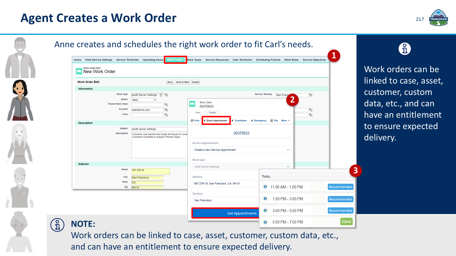Agent Creates a Work Order
