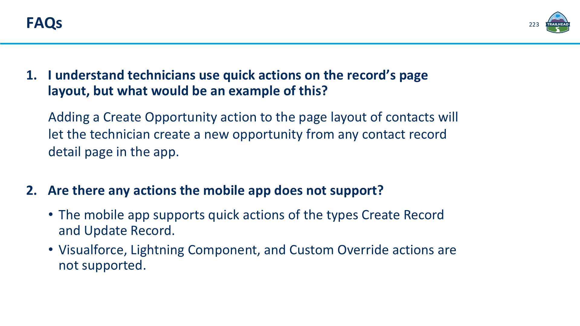 FAQs