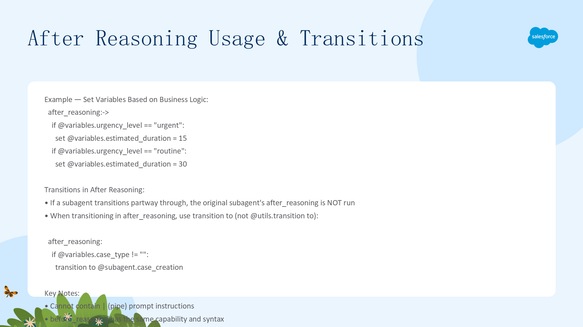 After Reasoning 用法