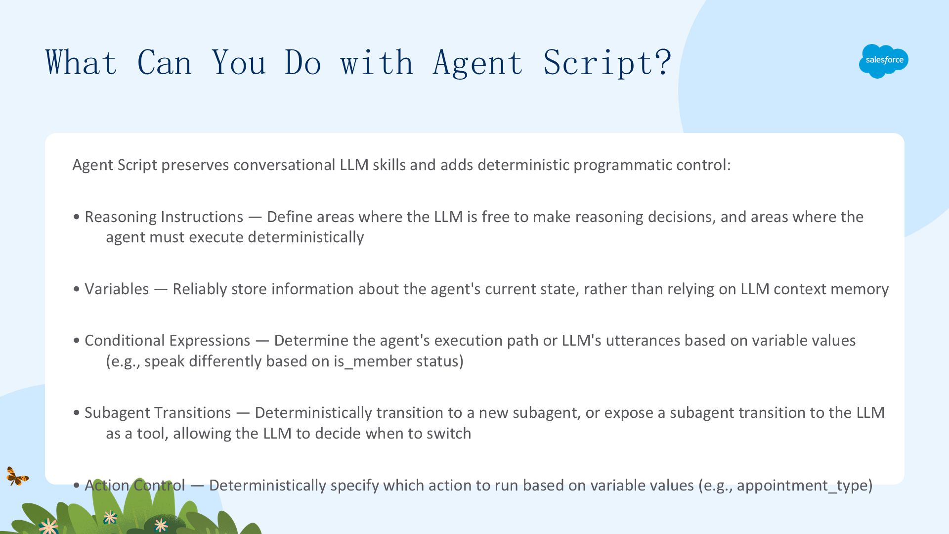 Agent Script 的能力