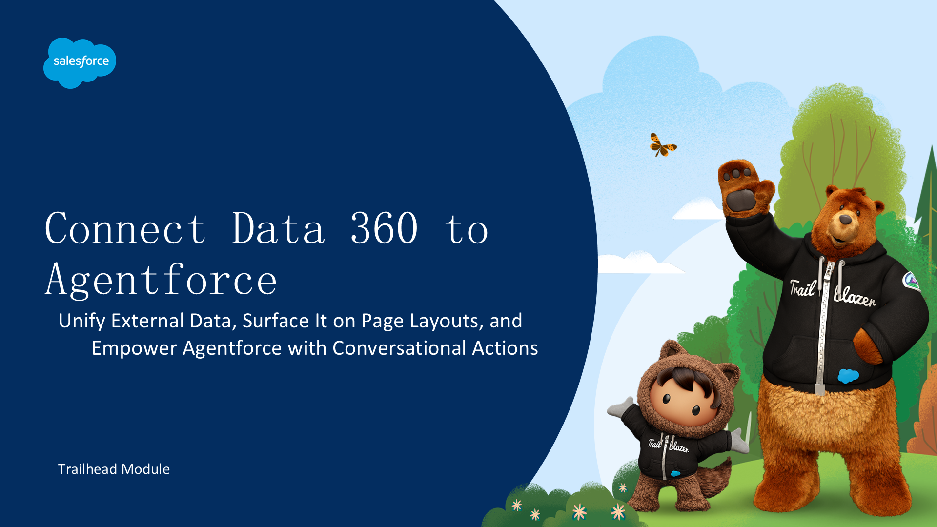 将 Data 360 连接到 Agentforce — 统一外部数据与对话式 AI