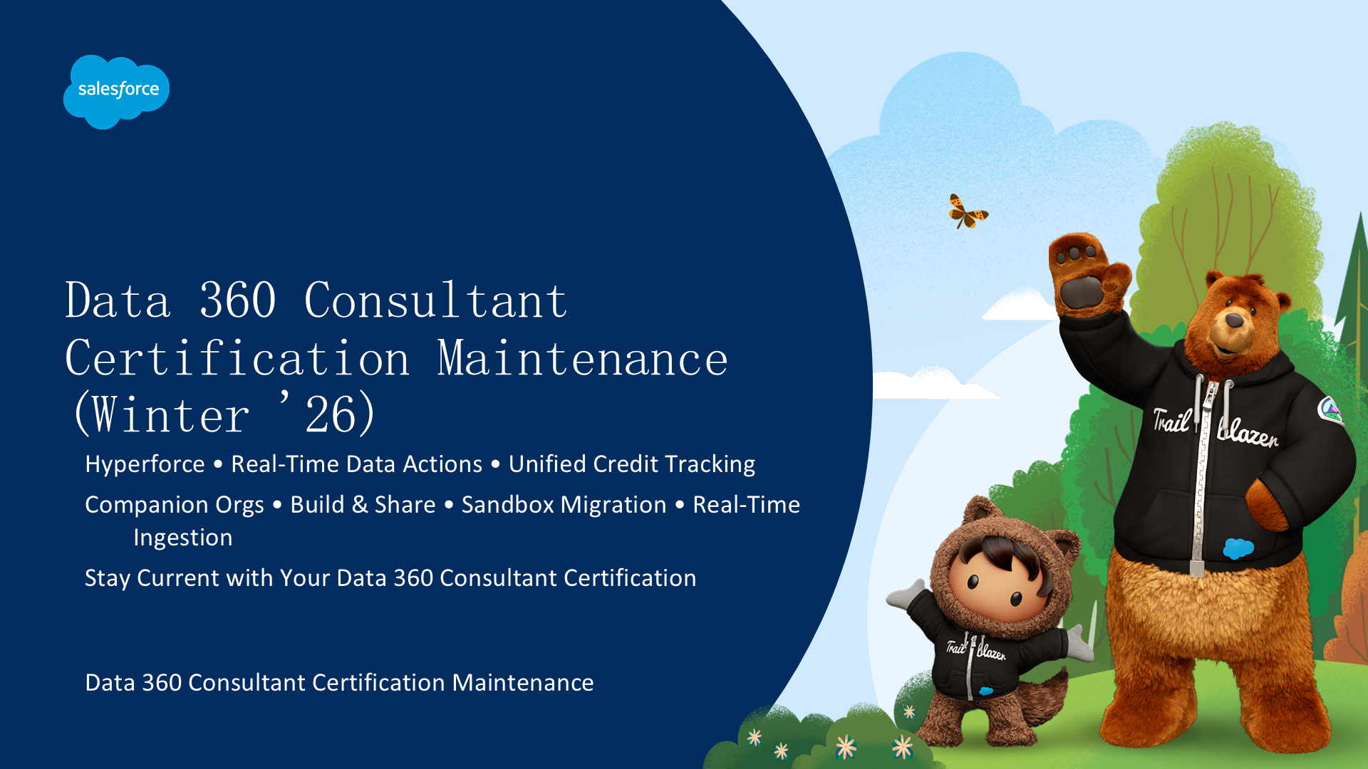 Data 360 Consultant Certification Maintenance (Winter '26) | 七项关键更新帮你保持认证有效