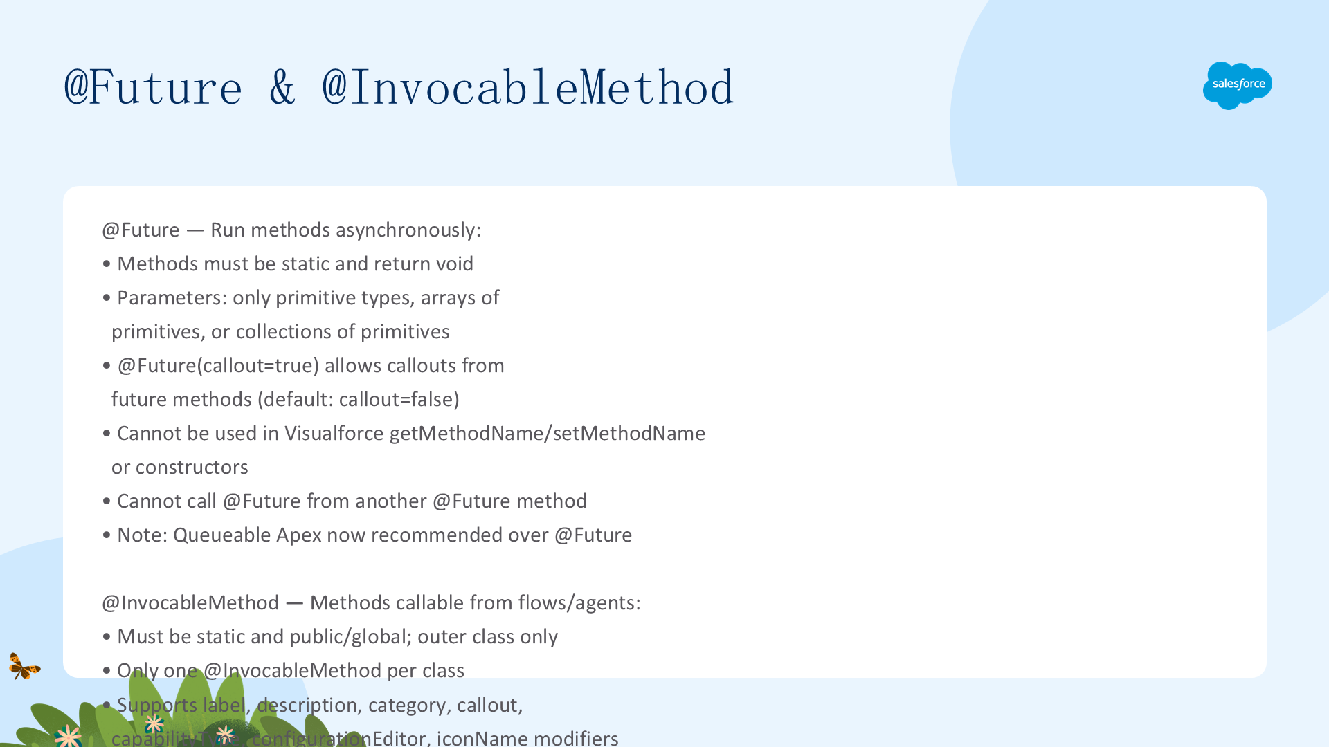 Future与InvocableMethod
