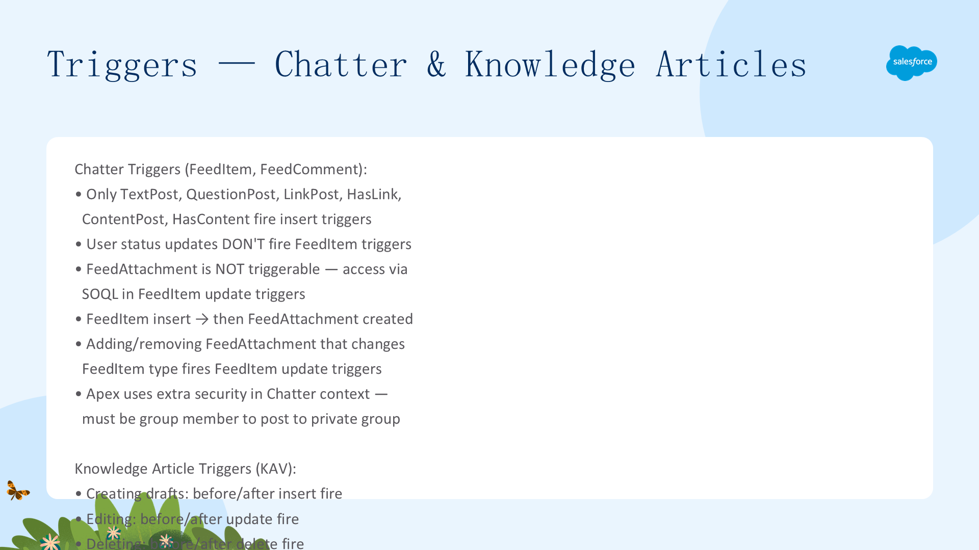 Chatter与Knowledge