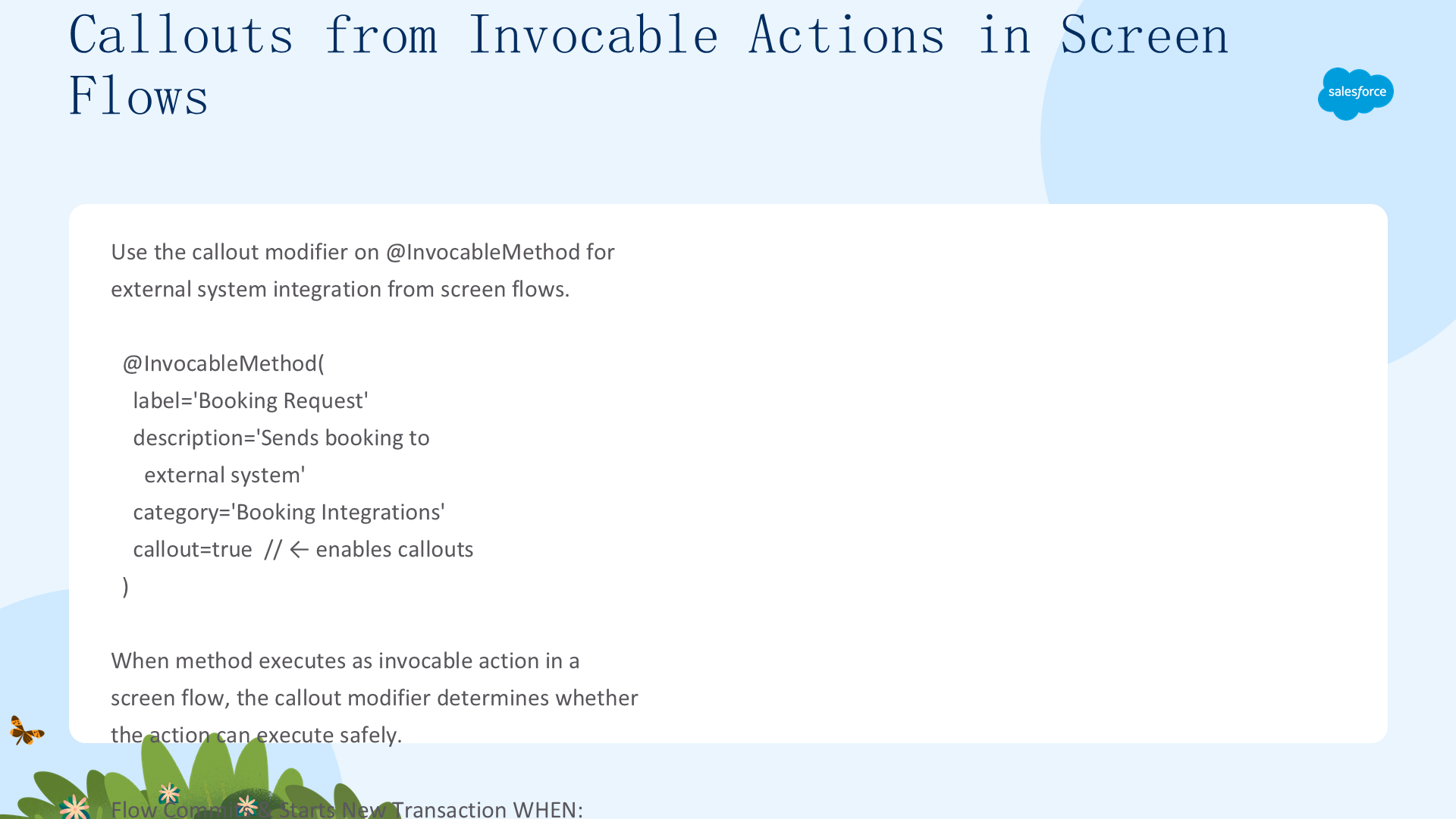 Callout