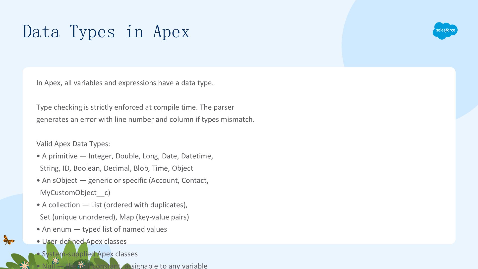 编写 Apex 代码