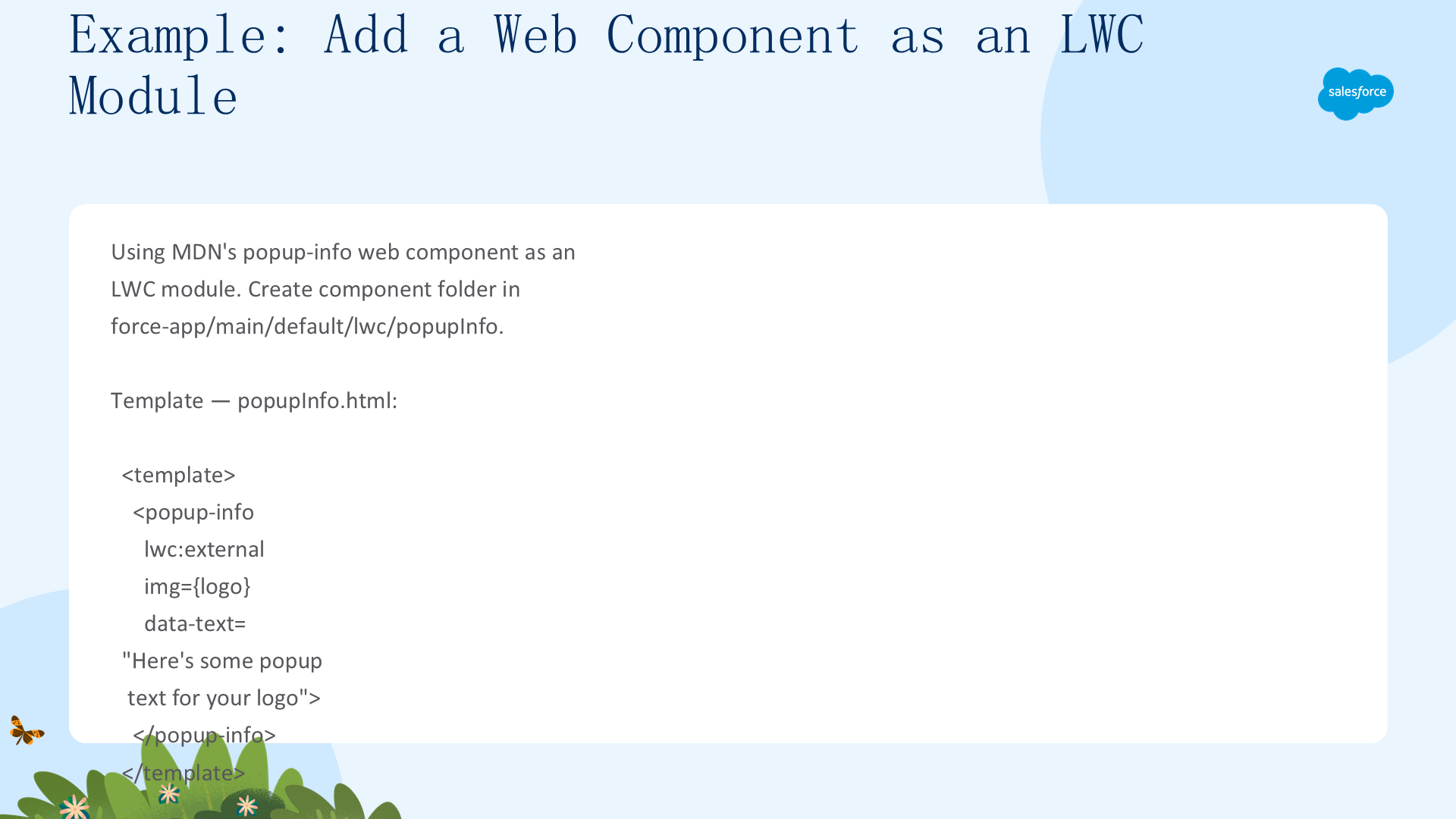 LWC 模块示例