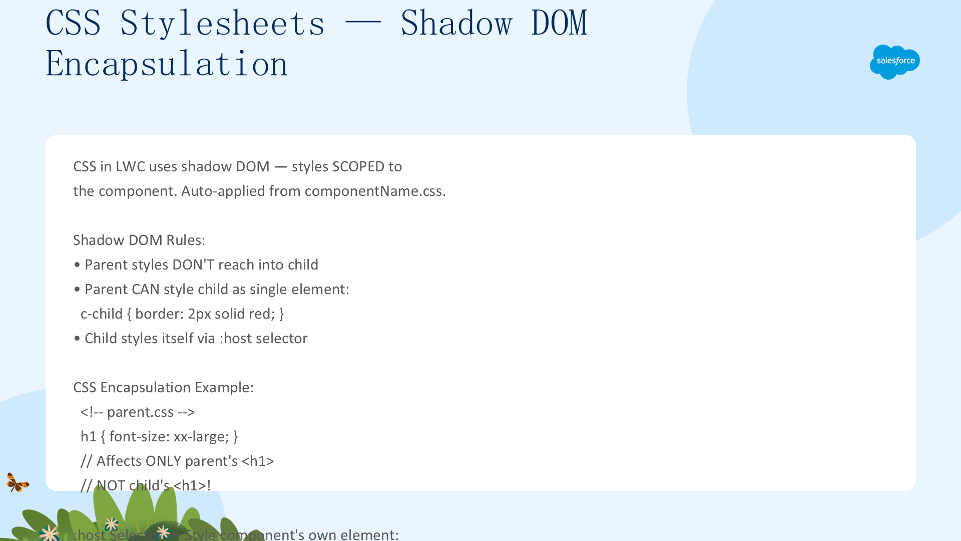 CSS 样式表与 Shadow DOM 封装